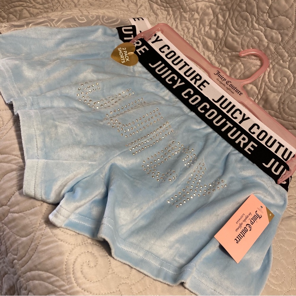 JUICY CUOTURE velour soft sleep short shorts size Small